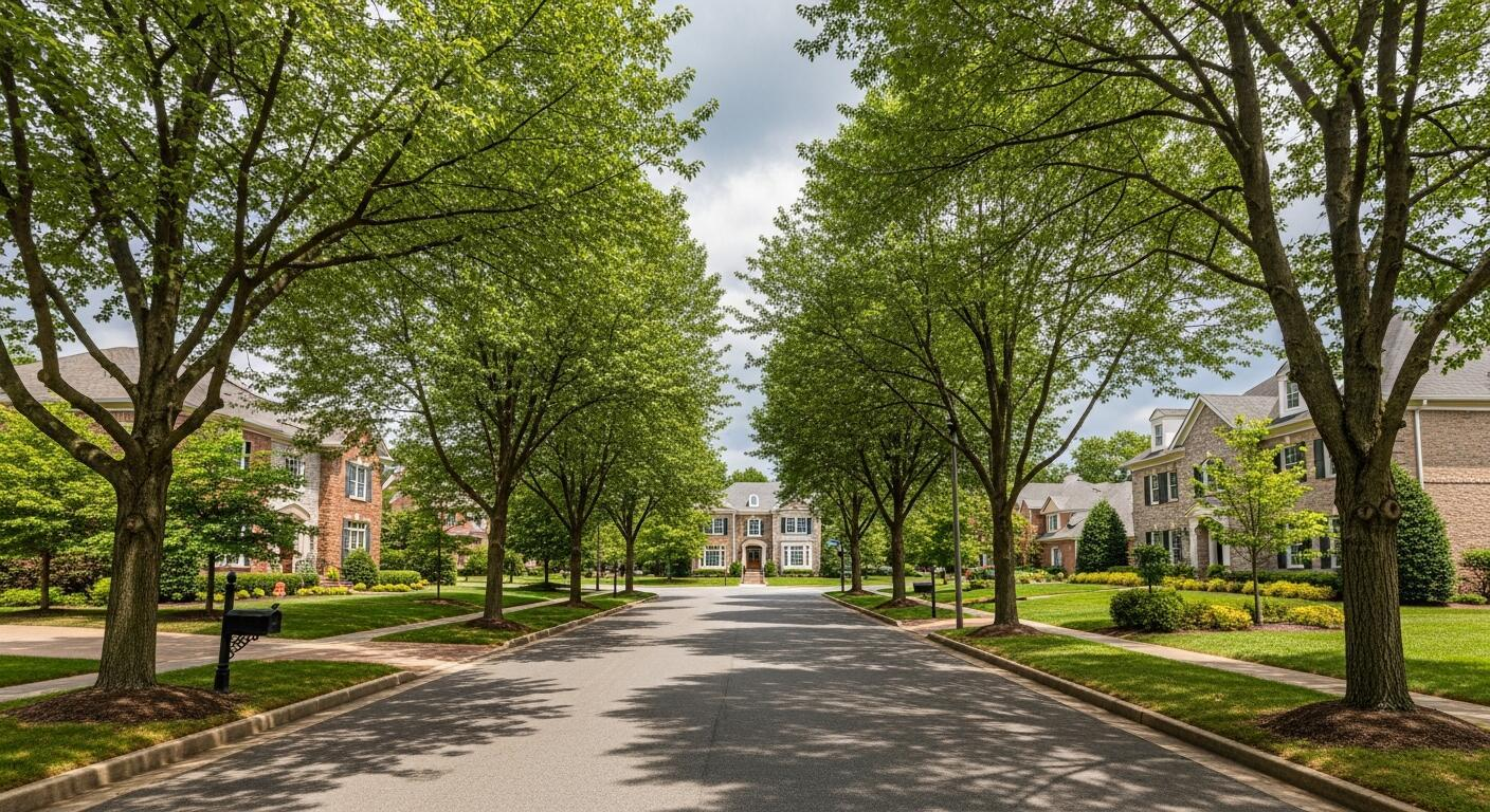 Fairfax County, Virginia residential scene