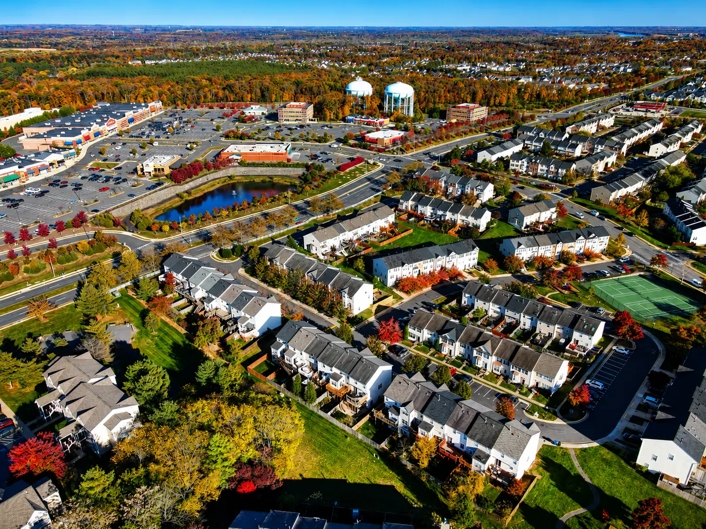 Lorton, Virginia residential scene
